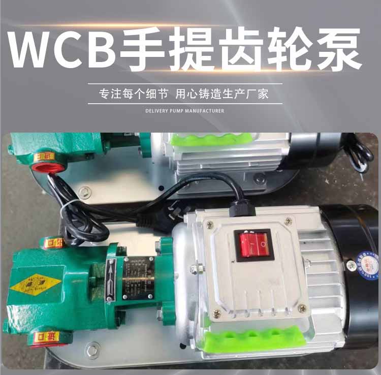 WCB手提齿轮泵